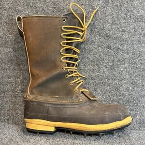 Hoffman Spiked Calk Pac Boots Mens 6.5 Womens 8 Logger Lineman Thinsulate Work